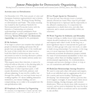Jemez Principles for Democratic Organizing